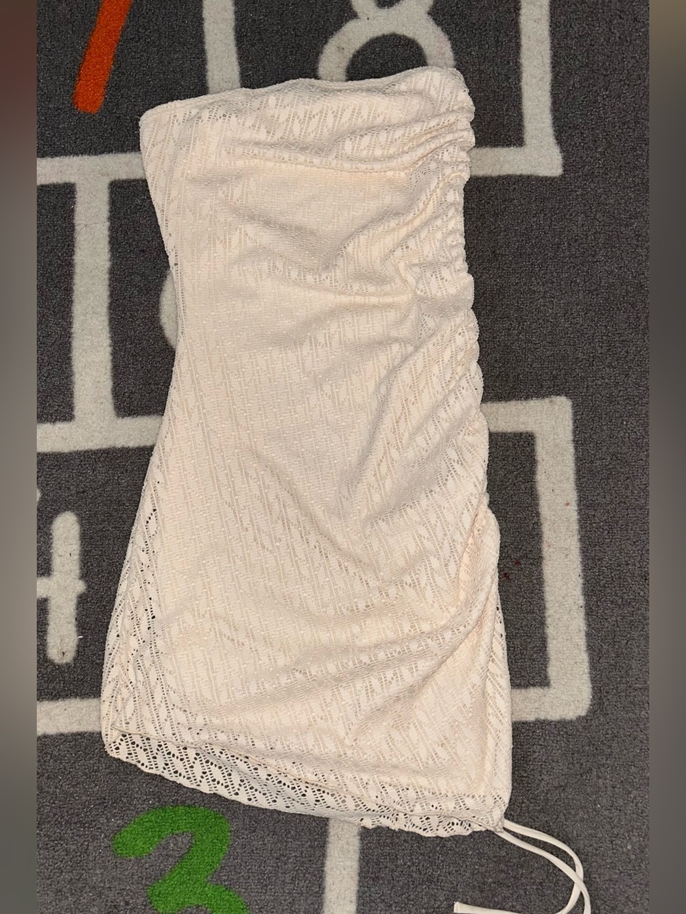 Windsor Cream Mini dress
